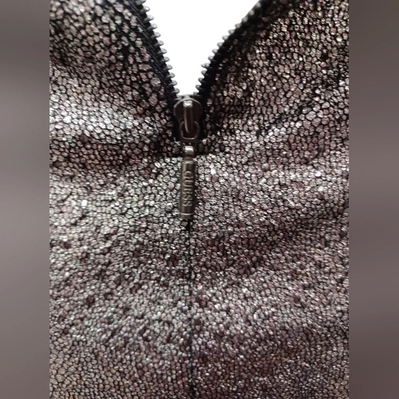 Guess Metallic Body  Con Sleeveless Mini Dress Size Small - Picture 7 of 13